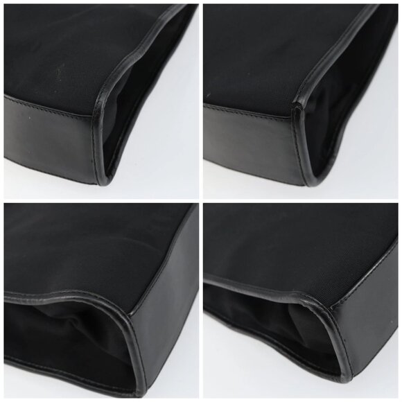 GUCCI Jackie Shoulder Bag Nylon Black Silver - Picture 16 of 16